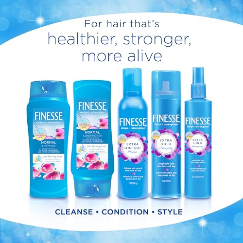 FINESSE Restore + Strengthen Normal Conditioner, 13 oz (Pack of 6), Enhance Hair's Shine & Manageability - Image 7
