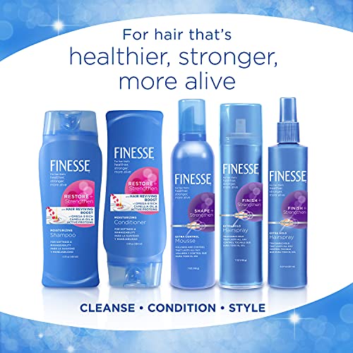 FINESSE Volumize + Strengthen Volumizing Shampoo, 13 oz (Pack of 6), Add Volume & Strength to Thin or Fine Hair for Fuller Looking Hair - Image 4