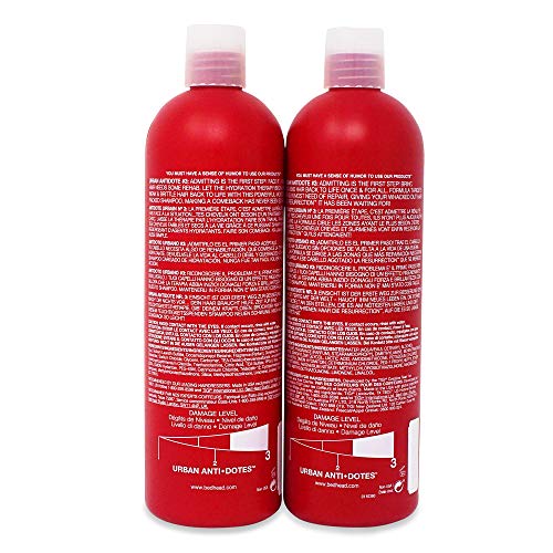 Bed Head by TIGI Urban Antidotes Resurrection Shampoo and Conditioner for Damaged Hair 25.36 fl oz 2 count - Image 10