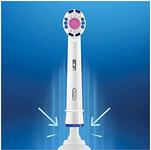 Oral-B Genuine 3D White Replacement Toothbrush Heads, Refills for Electric Toothbrush, Polishes to Remove Stains for Whiter Teeth, Pack of 4 - Image 3