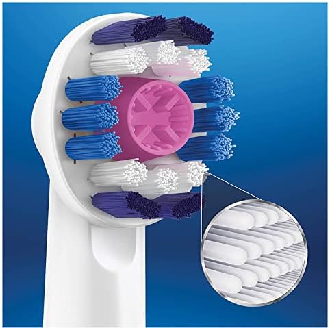 Oral-B Genuine 3D White Replacement Toothbrush Heads, Refills for Electric Toothbrush, Polishes to Remove Stains for Whiter Teeth, Pack of 4 - Image 4