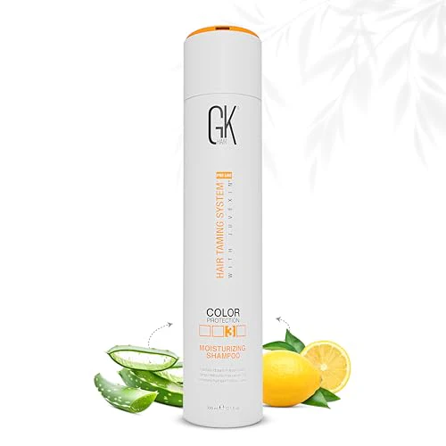 Global Keratin GKhair Moisturizing Shampoo Color Protection (300ml/ 10.1 fl.oz) | Organic Oil Extracts - Sulfate, Paraben Free Shampoo for Women, Men - All Hair Types