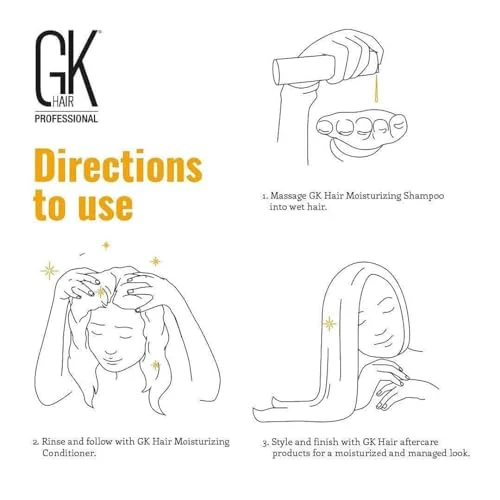 Global Keratin GKhair Moisturizing Shampoo Color Protection (300ml/ 10.1 fl.oz) | Organic Oil Extracts - Sulfate, Paraben Free Shampoo for Women, Men - All Hair Types - Image 5