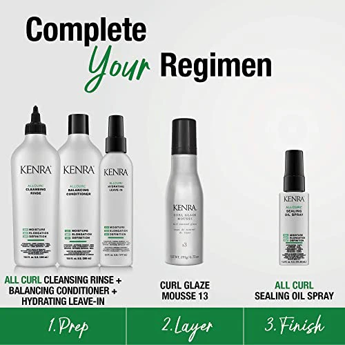 Kenra Curl Glaze Mousse 13 | Curl Control Glaze | Provides Frizz Control & Humidity Resistance | All Hair Types - Image 5