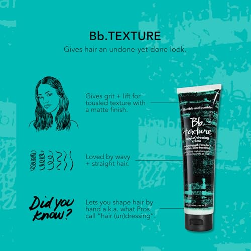 Bumble and bumble. Texture Hair Un(dressing) Styling Cream | Volumizing | Adds Texture + Matte Finish | Curly, Wavy, Straight, 5 Fl Oz - Image 4