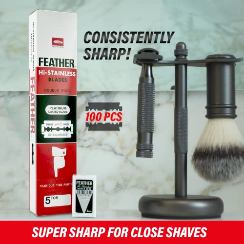 Feather Double Edge Safety Razor Blades 100 Count - Image 2