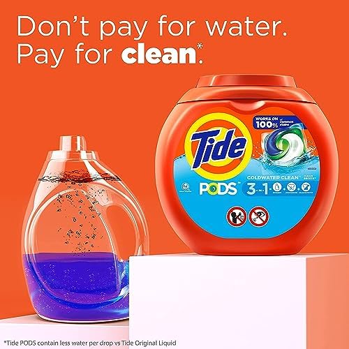 Tide Pods Laundry Detergent, Clean Breeze, 57 Pacs Capsules, 46 Ounce - Image 4