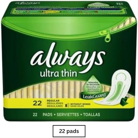 Always Pads, Ultra Thin, Without Wings, Regular 22 Pads - Image 2