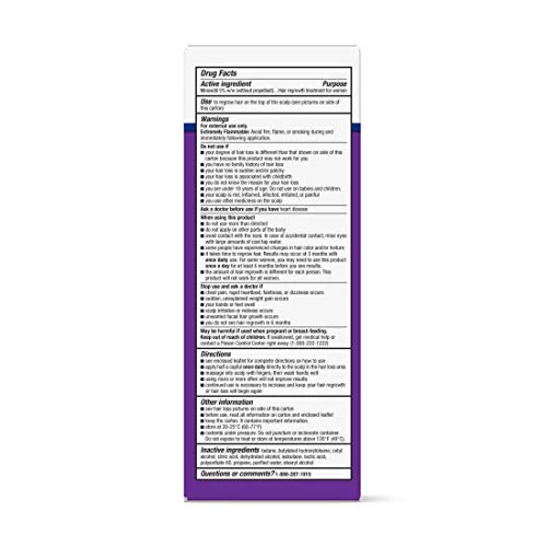 Equate Hair Regrowth Treatment for Women 3 Month Supply USA, 2 Ounces - Image 3