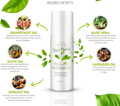 Real Purity Roll-On Natural Deodorant - Image 2