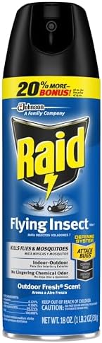 Raid Flying Insect Killer 7, Insecticide Spray with Outdoor Fresh Scent, 18 fl oz - Image 10