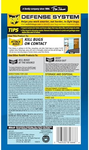 Raid Flying Insect Killer 7, Insecticide Spray with Outdoor Fresh Scent, 18 fl oz - Image 12