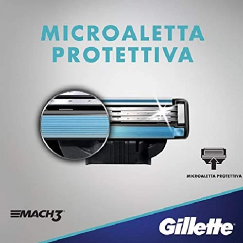 Gillette Mach 3 Blades – (Pack of 8) - Image 4
