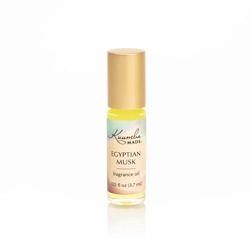 Kuumba Made Egyptian Musk Fragrance Oil Roll-On 0.125 fl oz (3.7ml) | Rollerball Perfume | Alcohol Free