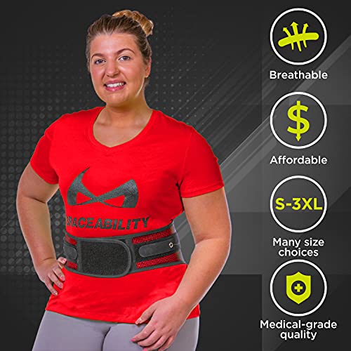 BraceAbility Spine Sport Lower Back Brace - Working Out, Exercise, Run, Kayak, Golf, Gym, Manual Labor, Tennis, Athletic Lumbar Corset for Active Women and Men (2XL) - Image 7