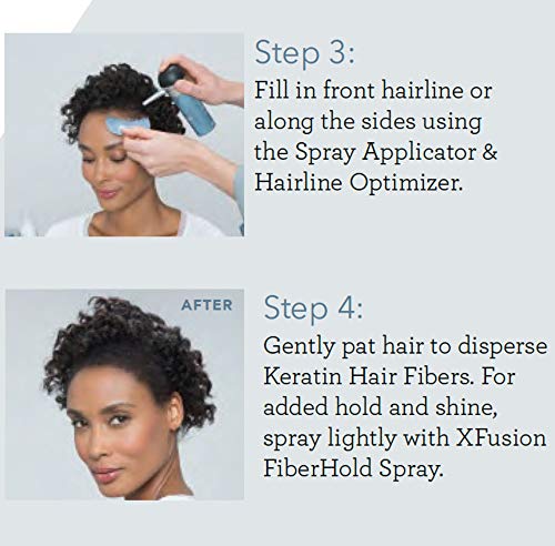 XFusion Keratin Hair Fibers - Medium Brown (Large Size 28g) - Image 7
