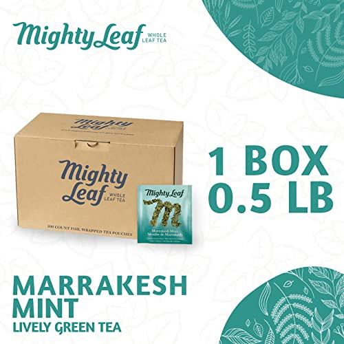 Mighty Leaf Tea - Marrakesh Mint - 100 Pouches Foil Wrapped - Image 2