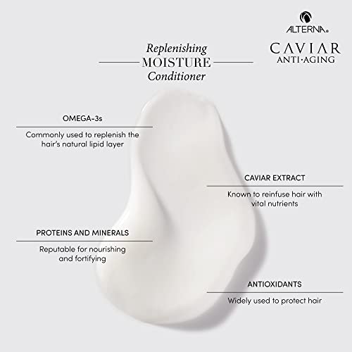 CAVIAR Anti-Aging Replenishing Moisture Conditioner | For Dry, Brittle Hair | Protects, Restores & Hydrates | Sulfate Free - Image 4