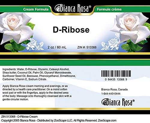 D-Ribose Cream (2 oz, ZIN: 513368) - Image 3