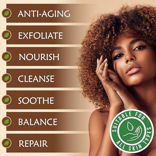 African Black Soap Liquid 16 fl. oz. 100% Raw Pure Natural From Ghana. Acne Treatment, Aids Against Eczema & Psoriasis, Dry Skin, Scars and Dark Spots. Great For Pimples, Blackhead, Face & Body Wash. - Image 5