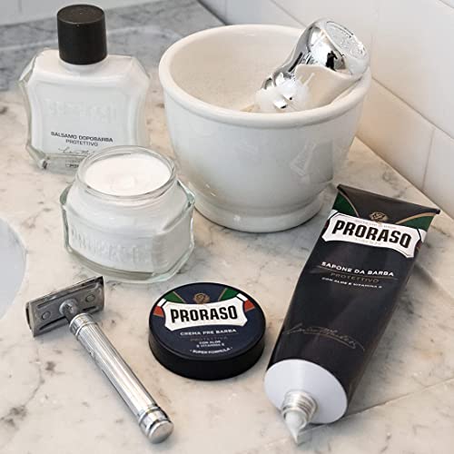 Proraso After Shave Balm, Protective and Moisturizing with Aloe Vera and Vitamin E for Dry Skin, 3.4 Fl Oz (Pack of 1)(Packaging May Vary) - Image 3