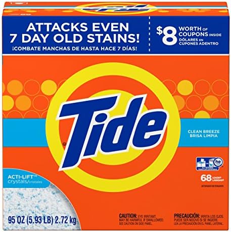 Tide Clean Breeze HE Turbo Powder Laundry Detergent, 68 Loads, 95 Oz - Image 5