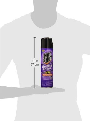 Hot Shot Bedbug & Flea Killer3 (Aerosol) (17.5 oz), pack of 1 - Image 2