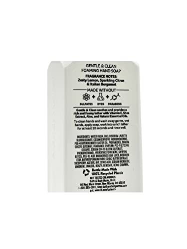 Bath and Body Works Gentle Foaming Hand Soap, Kitchen Lemon 8.75 Ounce (2-Pack) - Image 2