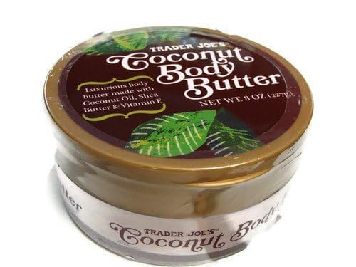 Trader Joe's Coconut Body Butter made with Coconut Oil, Shea Butter & Vitamin E in 8 oz. Cruelty Free (Pack of 5) - Image 2