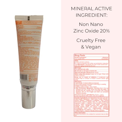 Suntegrity Tinted 5 in 1 Mineral Sunscreen for Face (SPF 30-2 oz) - Golden Light | BB Cream Moisturizer with Physical UVA/UVB Broad Spectrum Protection | Safe for Sensitive Skin - Image 4
