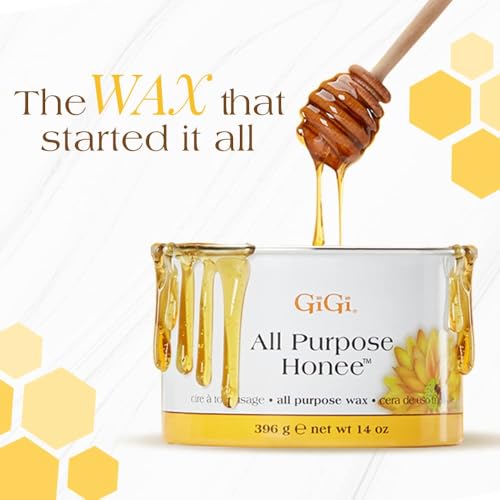 GiGi All Purpose Honee Hair Removal Soft Wax for All Skin and Hair Types, 14 oz - Image 3