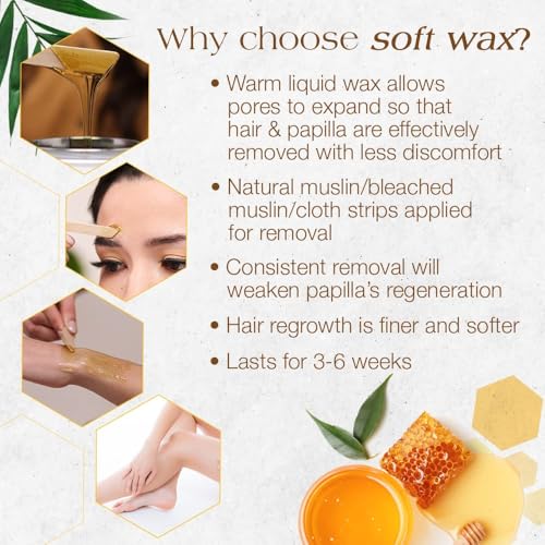 GiGi All Purpose Honee Hair Removal Soft Wax for All Skin and Hair Types, 14 oz - Image 6