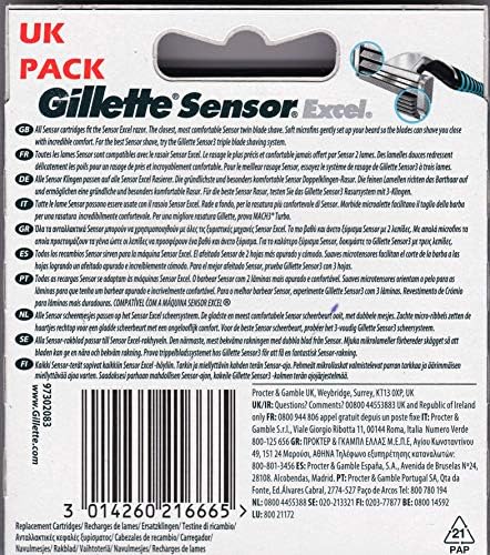 Gillette Sensor Excel-50 Count (5 x 10) - Image 4