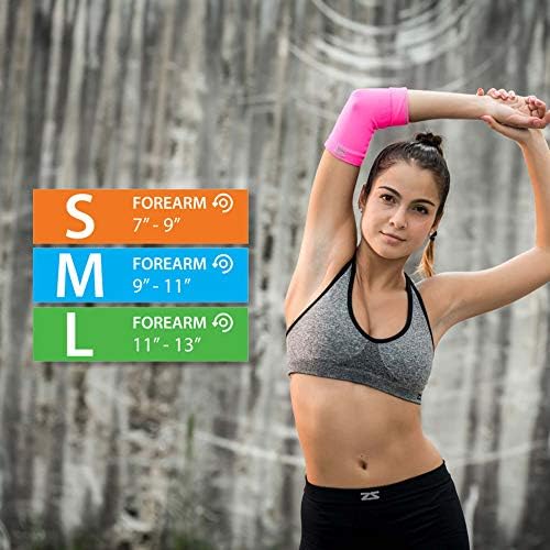 Zensah Compression Tennis Elbow Sleeve for Elbow Tendonitis, Tennis Elbow, Golfer's Elbow - Elbow Support, Elbow Brace - Image 3