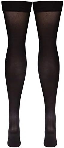 Truform Women's Compression Stockings, 20-30 mmHg, Thigh High Length, Closed Toe, Opaque, Black, X-Large - Image 6
