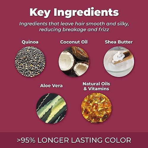 Framesi Color Lover Moisture Rich Conditioner, Sulfate Free Conditioner with Coconut Oil and Quinoa, Color Treated Hair - Image 5