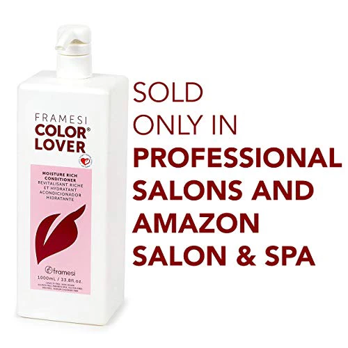 Framesi Color Lover Moisture Rich Conditioner, Sulfate Free Conditioner with Coconut Oil and Quinoa, Color Treated Hair - Image 6