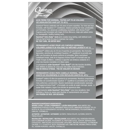Zotos Quantum Extra Body Acid Permanent Unisex Treatment 1 Application - Image 2