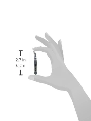 Tweezerman Men's Mini Hangnail Squeeze Snip Nipper, Silver - Image 6