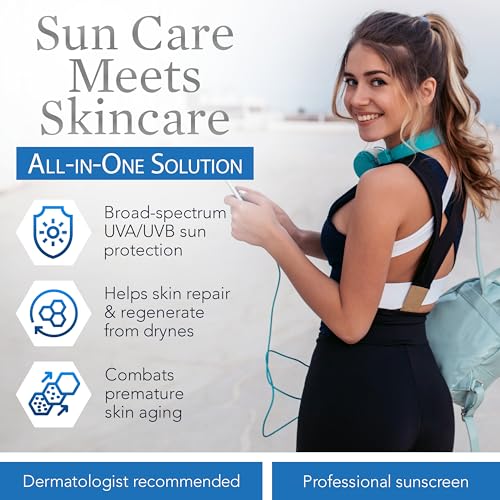Clear Choice Sunscreen for Face SPF 45, Oil Free Sunblock & Light Moisturizer with Zinc Oxide, Reef-Safe, Broad Spectrum, Water-Resistant, No White Cast, Dermatologist Recommended, 4oz - Image 2