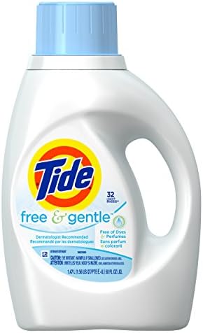 Tide Free and Gentle Liquid Laundry Detergent, 50 oz, 32 loads