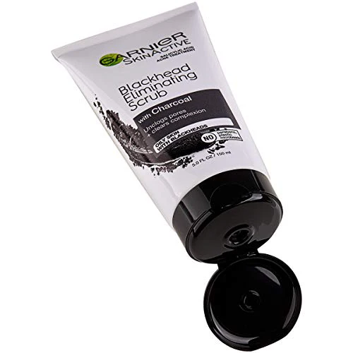 Garnier SkinActive Charcoal Blackhead Eliminating Scrub, 5 Fl Oz (150mL), 1 Count (Packaging Mary Vary) - Image 6