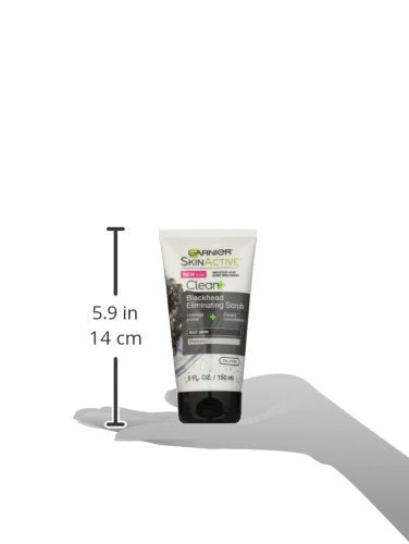 Garnier SkinActive Charcoal Blackhead Eliminating Scrub, 5 Fl Oz (150mL), 1 Count (Packaging Mary Vary) - Image 8