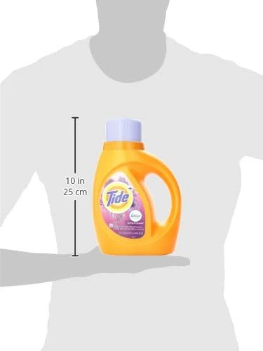 Tide Plus Febreze Freshness Liquid Laundry Detergent, Spring Renewal Scent, 1.09 L (24 Loads) - Image 9