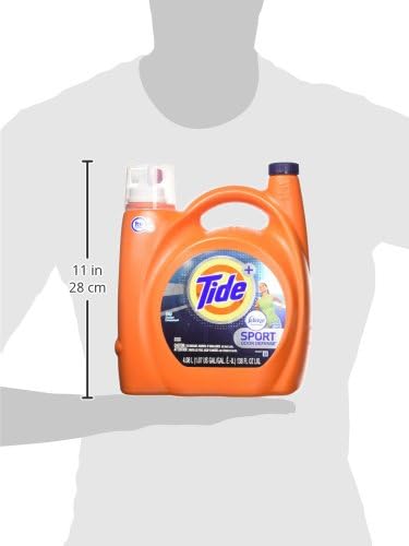 Tide Plus Febreze Fresh Sport Odor Defense HE Turbo Clean Liquid Laundry Detergent, Active Fresh Scent (89 Loads), 138 Fl Oz - Packaging May Vary - Image 10