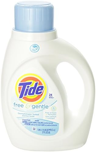 Tide Free & Gentle HE Liquid Laundry Detergent, Unscented, 1.09 L (24 Loads) - Packaging May Vary - Image 7