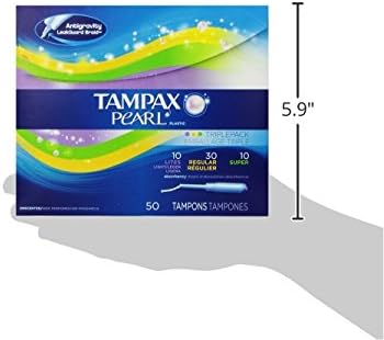Tampax Pearl Plastic Tampons, Mutlipack, Light/Regular/Super Absorbency, Unscented, 47 Count (Packaging May Vary) - Image 11