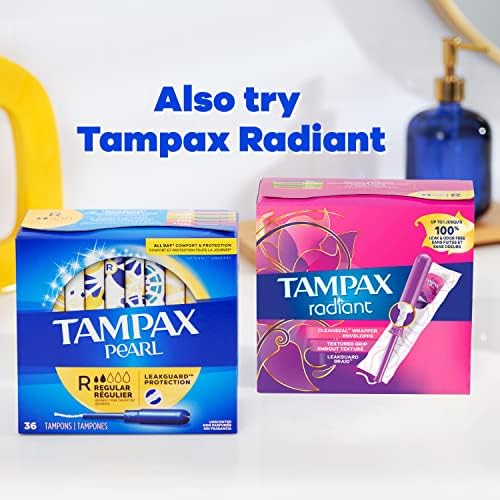 Tampax Pearl Plastic Tampons, Mutlipack, Light/Regular/Super Absorbency, Unscented, 47 Count (Packaging May Vary) - Image 9