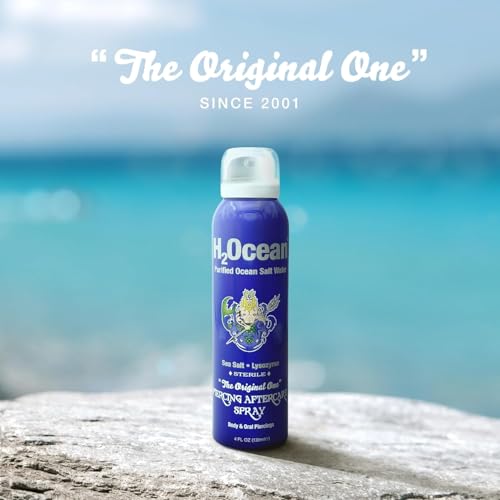 H2Ocean Piercing Aftercare Spray, Saline Spray for Piercings Cleaning Solution, with Sea Salt Nipple, Ear, Nose, Lip, Belly Piercings Cleaning Spray with Sea Salt & Bump Treatment, Set of 2 - Image 7