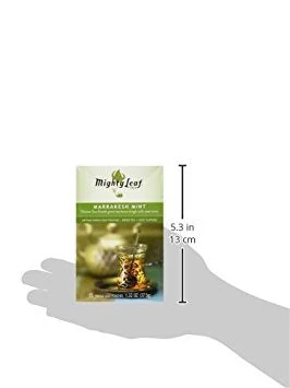 Mighty Leaf Tea Marrakesh Mint Green Tea, 15-Count Whole Leaf Pouches (Pack of 3) - Image 2